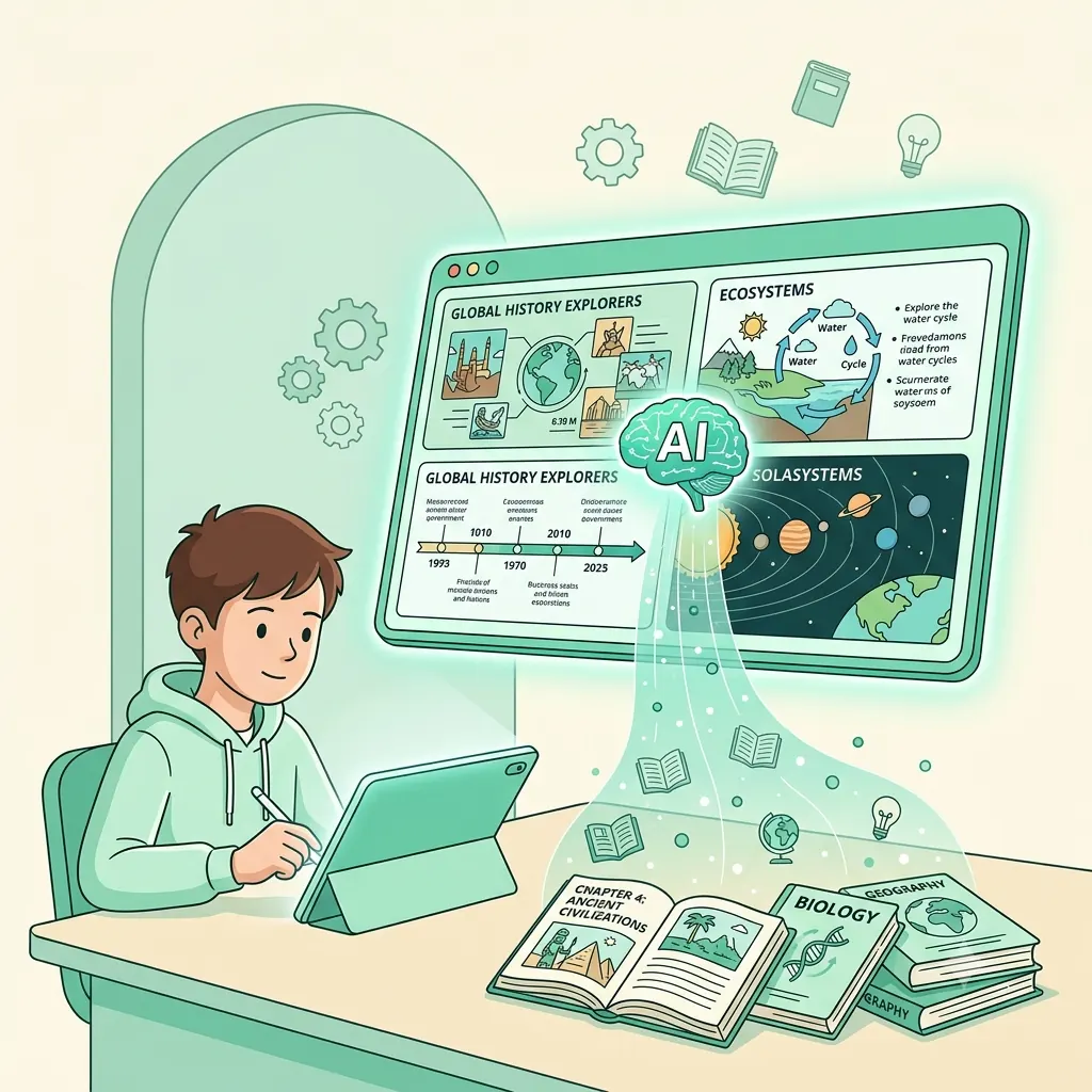 AI turning textbooks into visual slide decks